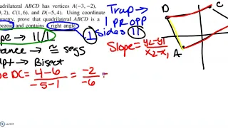 Coordinate Proof - Trapezoid
