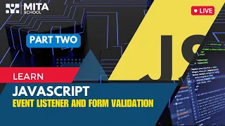 JavaScript Event Listener and Form Validation Part Two