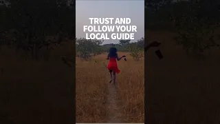 She found the way through the bush #windedvoyage #sailinglifestyle #africatravel #casamance #senegal