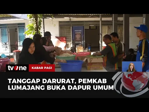 Pemkab Lumajang Dirikan Posko Dapur Umum untuk Korban Lahar Dingin Gunung Semeru