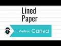How To Create Lined Pages In Canva 2 Quick Ways
