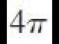 Convert 4pi to degrees