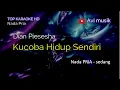 Lagu Kucoba Hidup Sendiri - Dian Piesesha | Nada PRIA | Top karaoke HD Avimusik