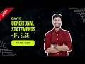 Hello Python Day-17 Conditional Statement in Python