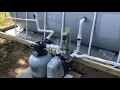 Hard Plumbing Above Ground Pool Watch this first