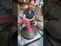 Lagu Cute Pink Marshmallow Crepe in Bangkok Thailand
