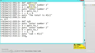 118 Learn python and ruby programming - Methods example