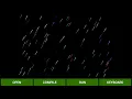 Rain animation in C graphics program