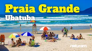 Praia Grande Ubatuba - uma das MELHORES PRAIAS DE UBATUBA