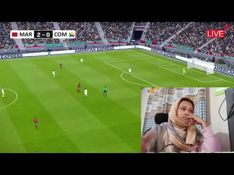 Video Thumbnail: 🔴Morocco vs Comoros Live I CAF Africa Cup of Nations 2025 Full Match Streaming I PES 21 Simulation