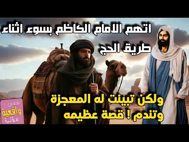 ⁣قصة ومعجزة الامام الكاظم وشقيق بن ابراهيم لبلخي اتهم الامام بسوء اثناء طريق الحج ثم ظهرت له المعجزات