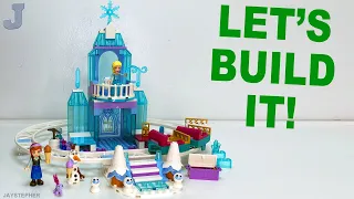 LEGO Disney 2026 Elsa's Ice Castle & Snow Ride Adventure 43281 Unboxing, Build, & Review