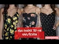 H M ROMPER TRY-ON