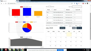 Angular 10 Datatable Fullcalendar Chartjs Working Example