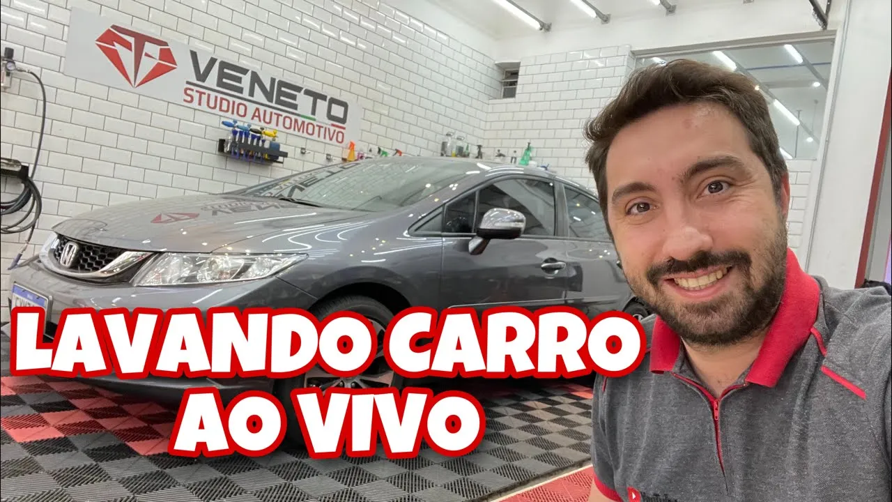 LAVANDO UM CARRO AO VIVO | Preparar para o Polimento