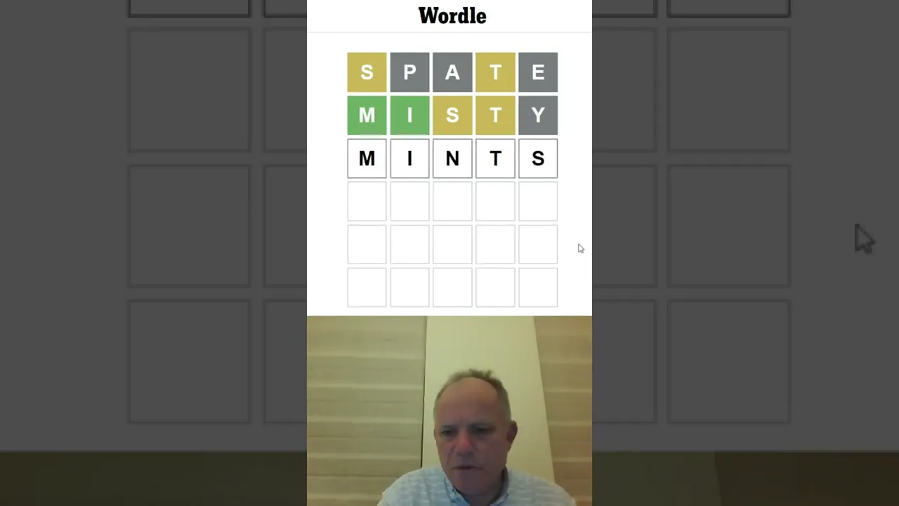 Wordle in a Minute - 7th May 2022