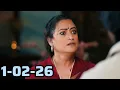 Lagu Anupama Today Full Episode 1 February 2026 anupama new promo today