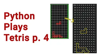 Insert tetrominoes position into an array - Python Plays Tetris p 4