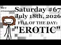 Saturday 26 -