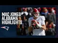 Mac Jones College Highlights QB Alabama New England Patriots
