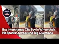 Shocking Bus Interchange Clip Boy in Wheelchair Hit Sparks Outrage and Big Questions