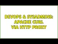 DevOps SysAdmins Apache curl via HTTP proxy 2 Solutions