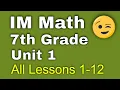 7th Grade Unit 1 All Lessons 1-12 Scale Drawings Illustrative Mathematics