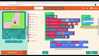 Arcade makecode com - Using Loops and If Then Statements