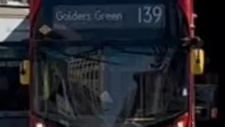 Full Route Visual London Bus Route 139 Waterloo - Golders Green TEH2072 LK15CWA