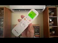 Mirage XLife Mini Split AC Unit Celsius to Fahrenheit Instructions