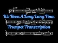 Download Lagu It's Been A Long Long Time - Trumpet Transcription (With Backing Song)