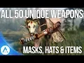 All 50 Unique Secret Weapons Hats Masks Items and How to Get Them - Red Dead Redemption 2