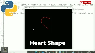 Python Turtle - Love Heart Tutorial Anmol Agrawal