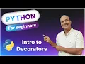 Decorators Introduction Part VII 9 Functions Python