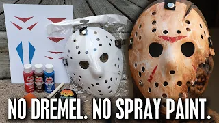 make a friday the 13th mask with no power tools or spray paint