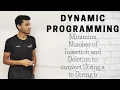 25 Minimum Number of Insertion and Deletion to convert String a to String b