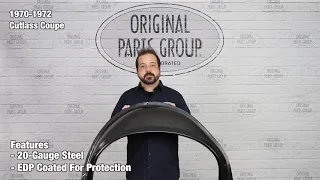 OPGI Product Spotlight 1970-1972 Cutlass Coupe Outer Wheelhouse