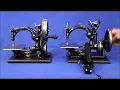 Willcox and Gibbs Sewing Machine Hand Crank Comparison