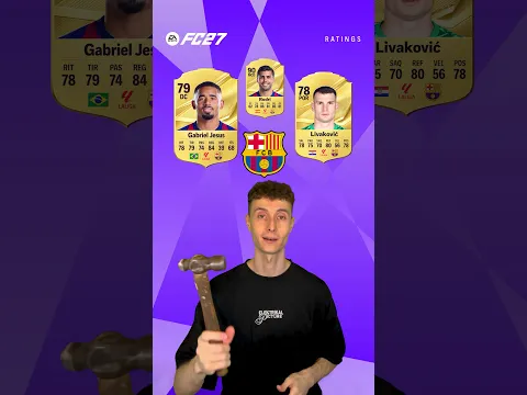 Arreglo las cartas del Barcelona en FC 27 #fcbarcelona #fcb #futbol #eafc #deporte #shorts