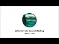 Whitefish City Council Meeting - March 17 2025