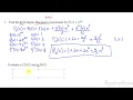 Calculus BC - 10 11 Finding Taylor Polynomial Approximations of Functions