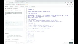 leetcode 583 Delete Operation for Two Strings - Dynamic Programming
