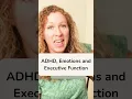 AD Emotions and Executive Function