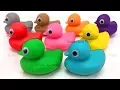 Download Lagu Pelajari Warna dengan Bebek Play Doh dan Mainan Kejutan Busa Tanah Liat