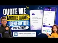 Mobile Quote Generator PHP Script Handymen Freelancers Field Service Professionals PHP Code