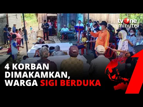 Isak Tangis Warnai Prosesi Pemakaman Korban Pembantaian di Sigi | tvOne Minute