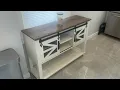What you should know about the OKD Farmhouse Entryway Table Amazon Furniture Find