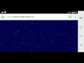 Javascript background star animated