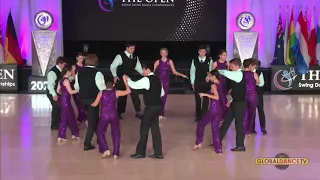 The Junior Shag Dance Team 2nd Place Teams The Open 2024 