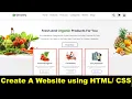 How to create a website using HTML and CSS Create a Responsive Website Using HTML CSS JavaScript